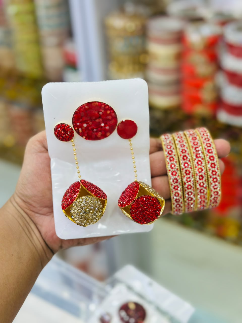 crystal bangles set 002